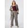 MS Mode regular fit geruite blazer Plus Size - grijsbruin