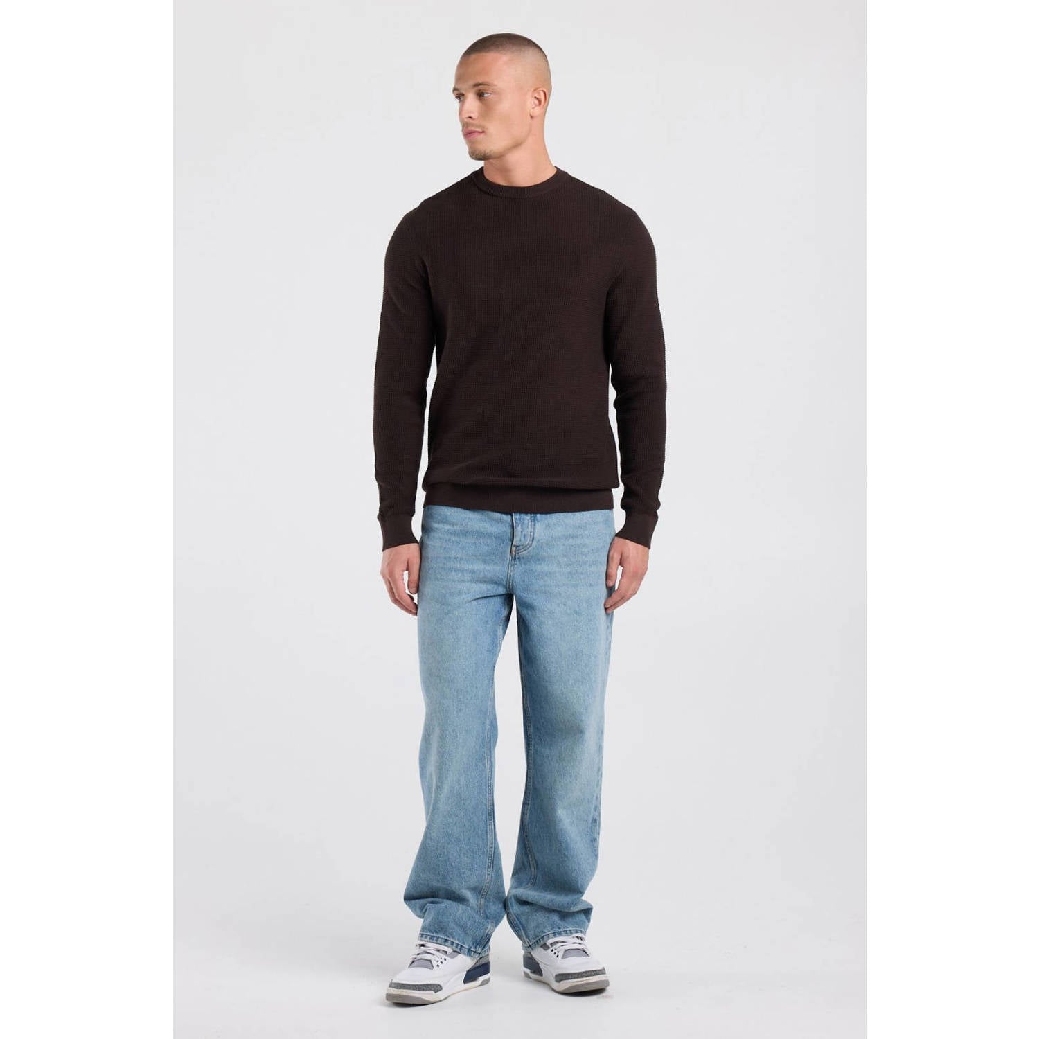 America Today Diego relaxed fit straight leg jeans blauw