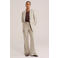 WE Fashion flared broek - beige