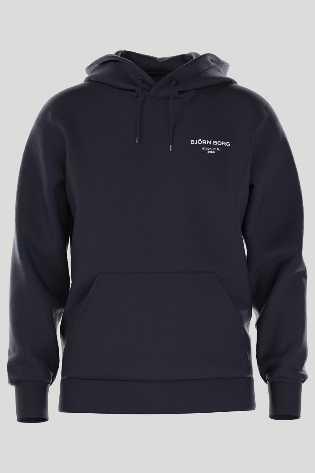 Björn Borg regular fit hoodie - donkerblauw