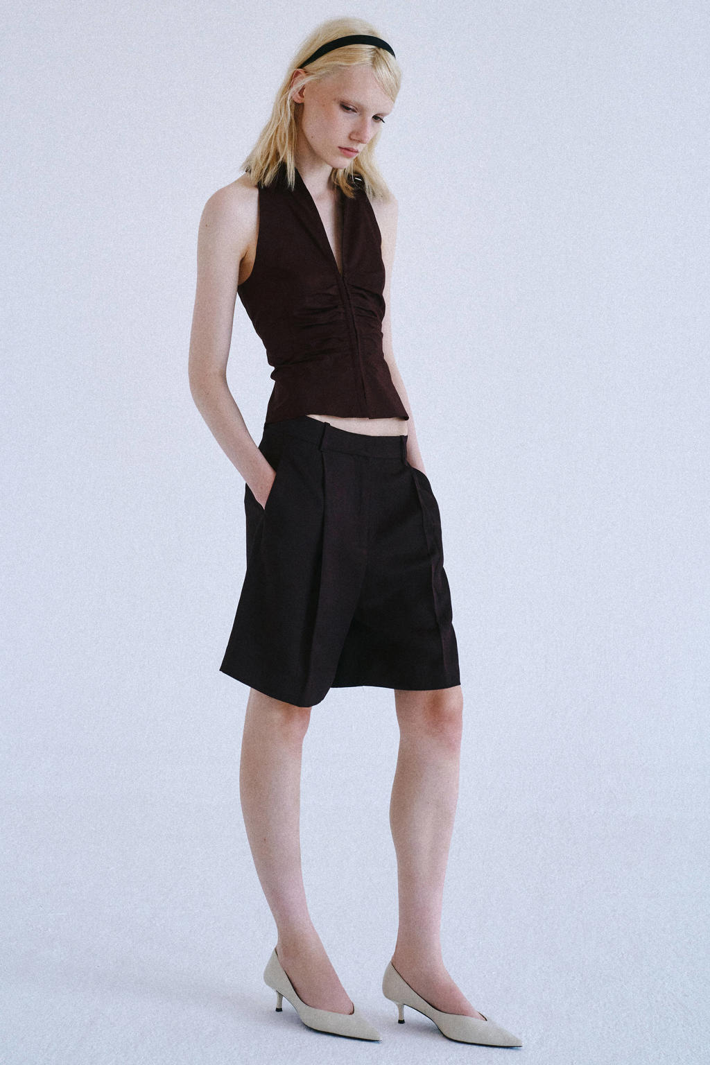 Mango top - bruin