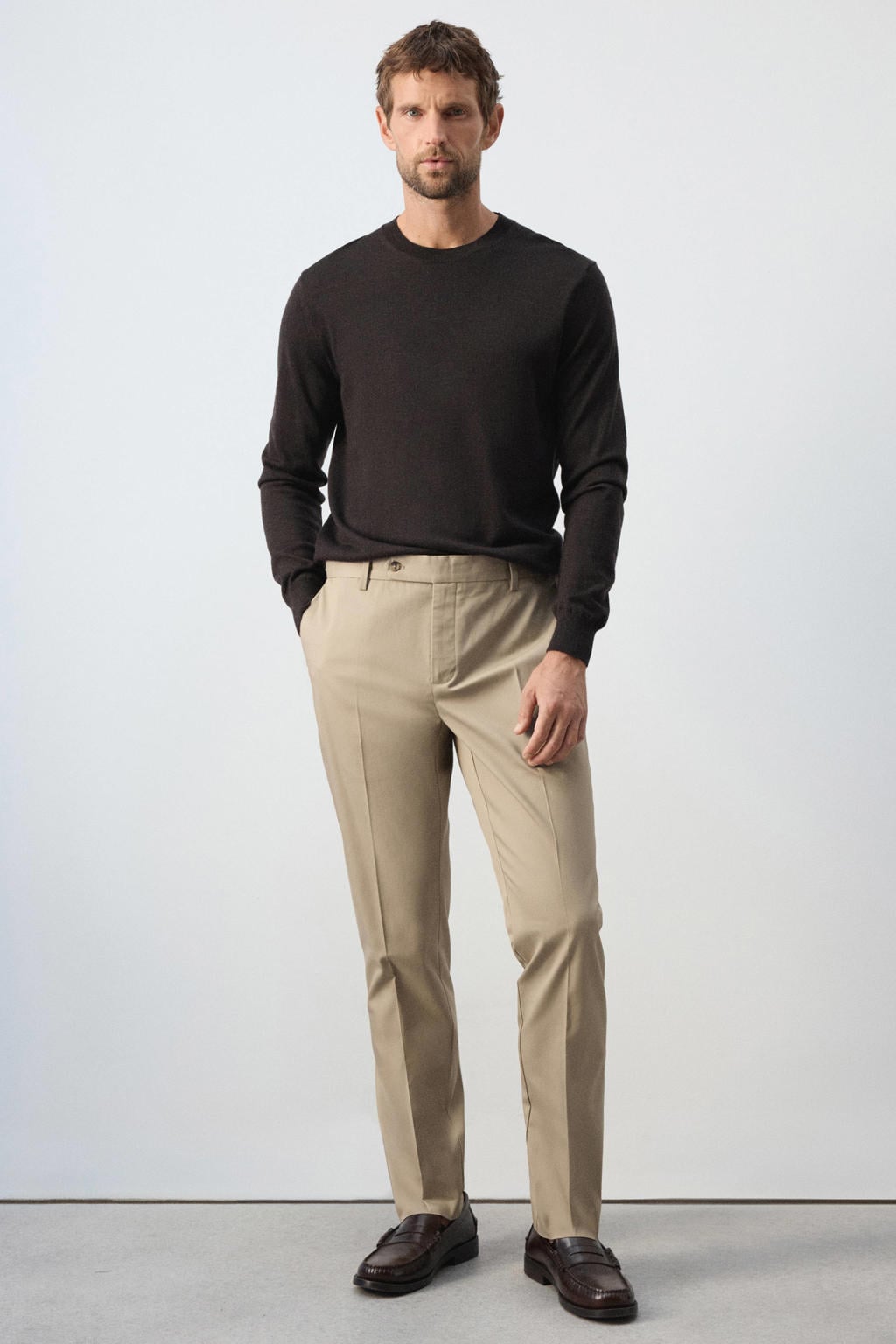 Mango Man slim fit chino - lichtbeige