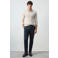 Mango Man slim fit chinobroek - marine