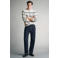 Mango Man katoenen relaxed fit gebreide gestreepte trui - pastelgrijs