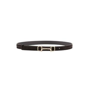 leren riem donkerbruin