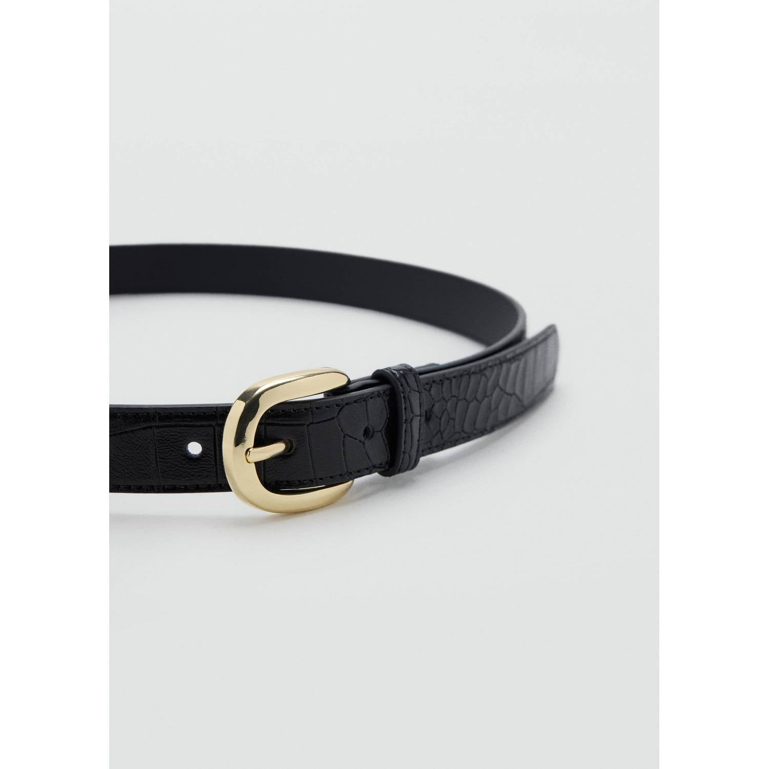 Mango riem zwart