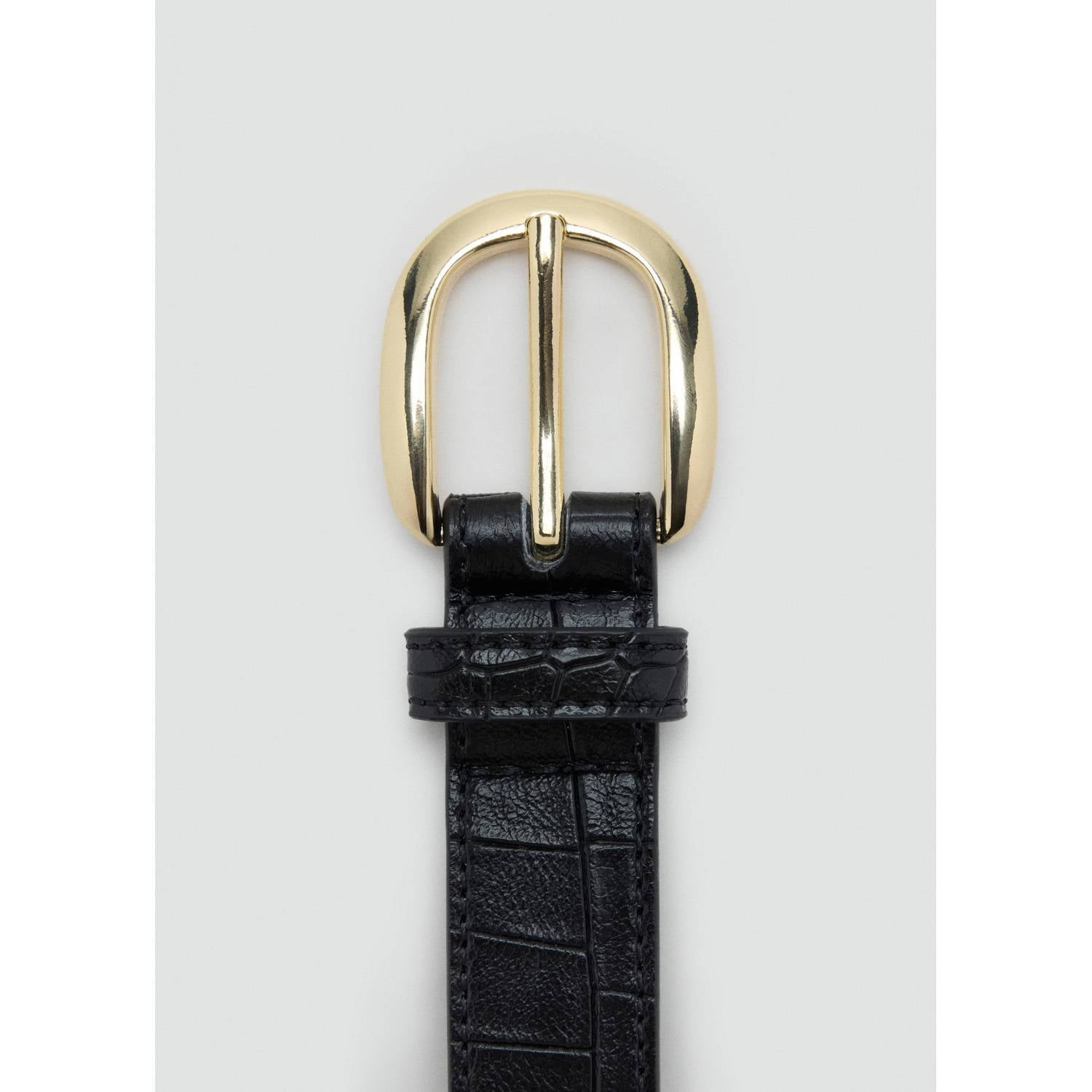 Mango riem zwart