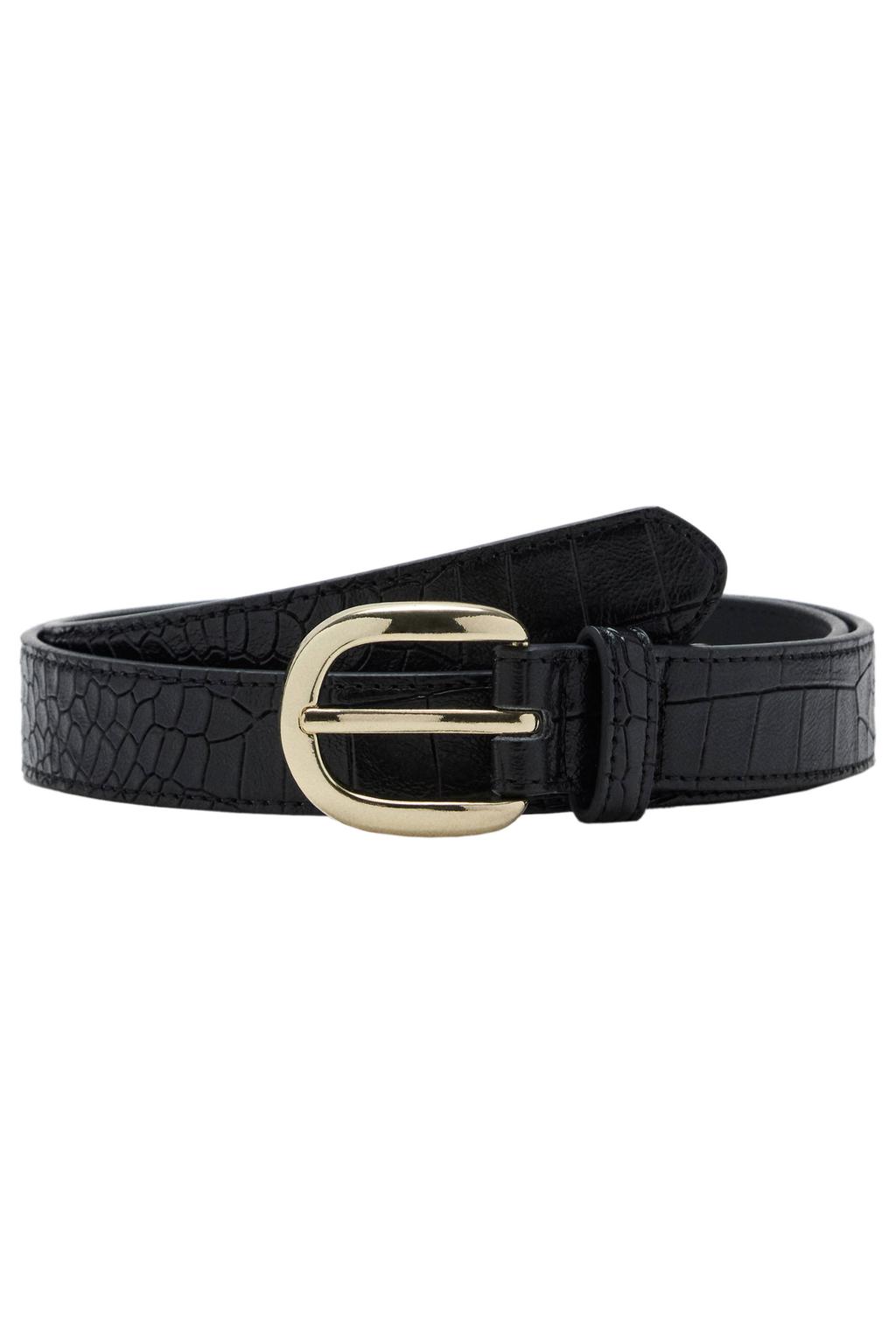 Mango riem zwart
