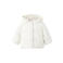 Mango Kids gewatteerde winterjas - wit