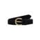 Mango suede riem zwart