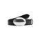 Mango leren riem zwart
