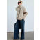 Mango gewatteerde winterjas - beige