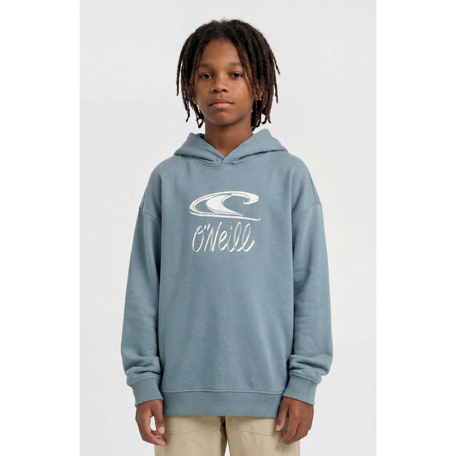 O'Neill hoodie met logo lichtblauw