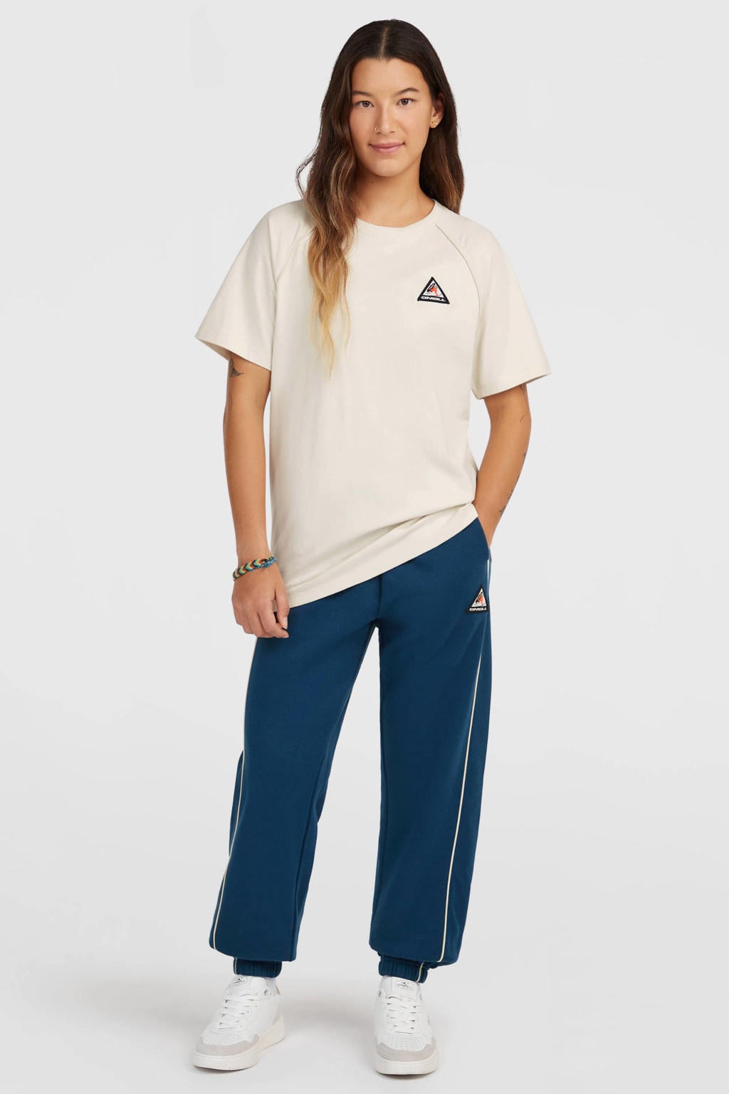 O'Neill regular waist broek - blauw/ecru