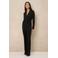 Lofty Manner jumpsuit met ceintuur - zwart