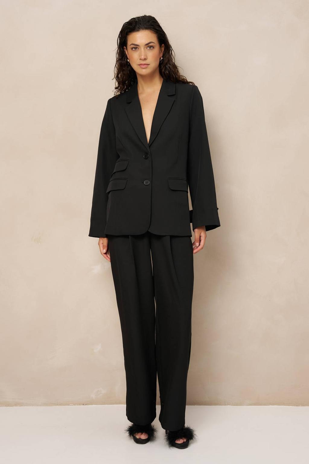 Lofty Manner straight leg broek - zwart
