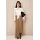 Lofty Manner jacquard blouse met ruches - ecru