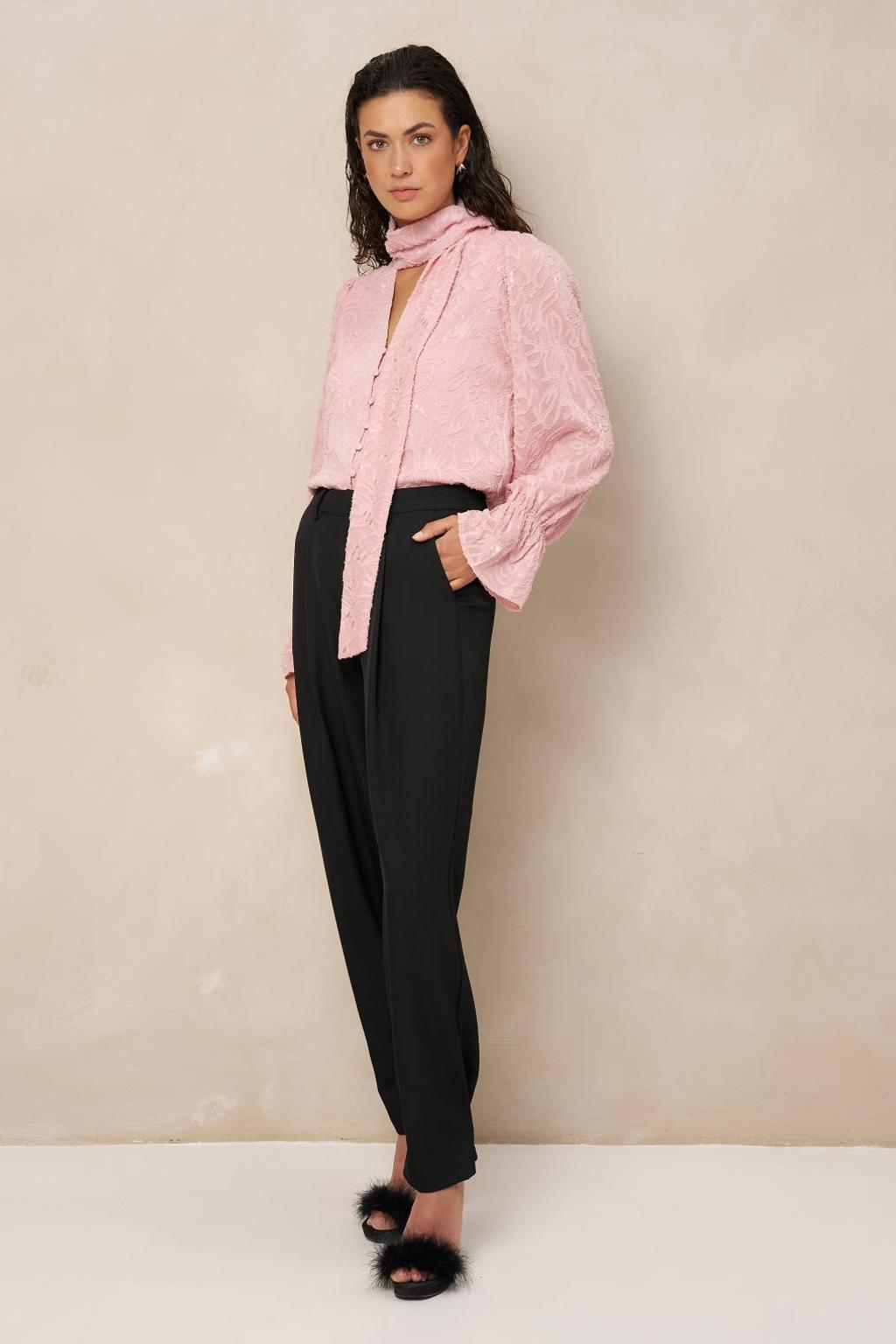 Lofty Manner jacquard blouse - roze