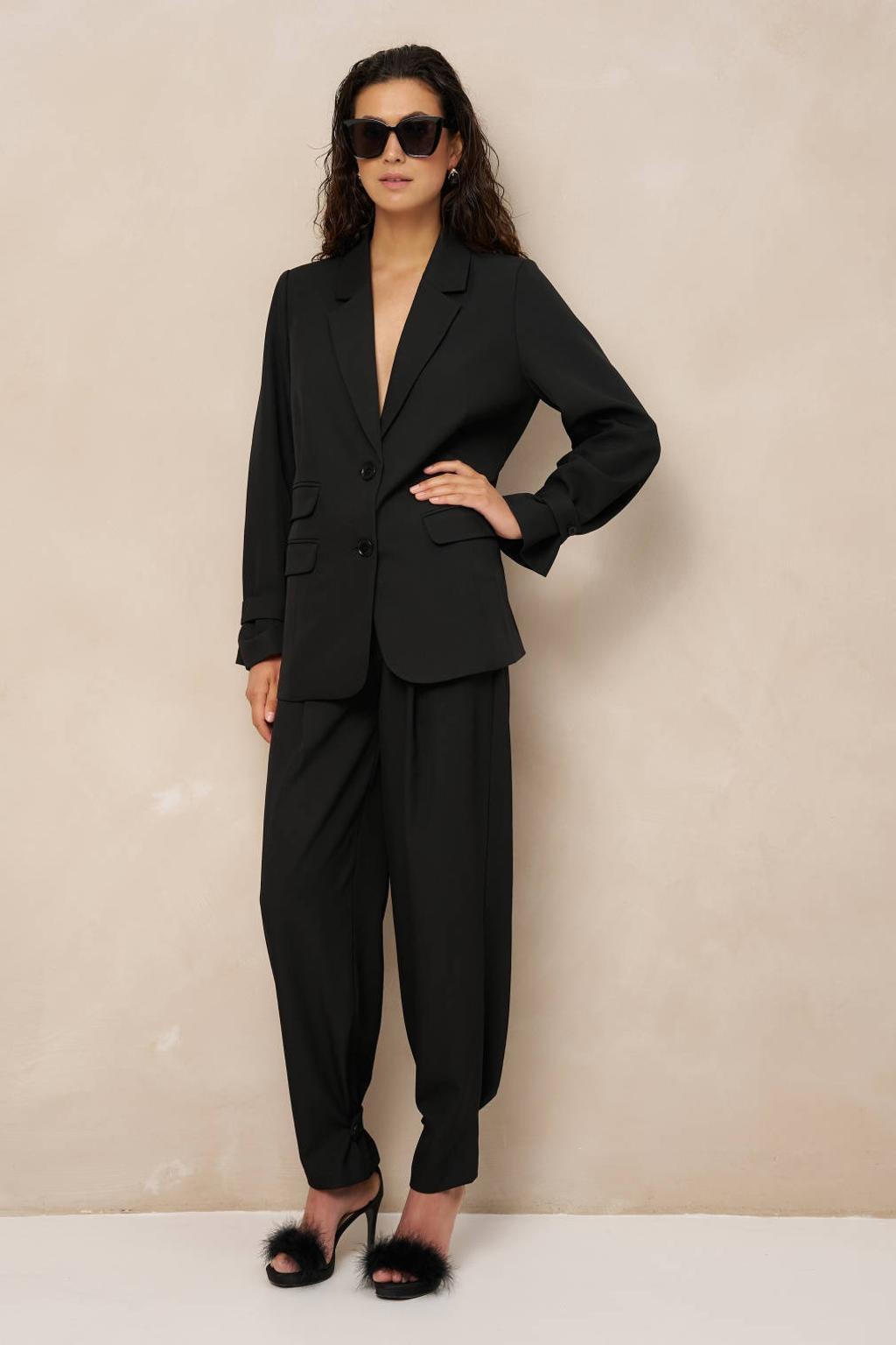 Lofty Manner regular blazer - zwart