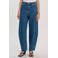 EDITED high waist barrel jeans - medium blue denim