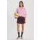 EDITED gebreide trui met wol - roze