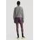 EDITED imitatieleren wide leg casual short - aubergine