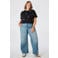 MS Mode T-shirt Plus Size - zwart