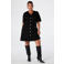 MS Mode korte jurk Plus Size - zwart