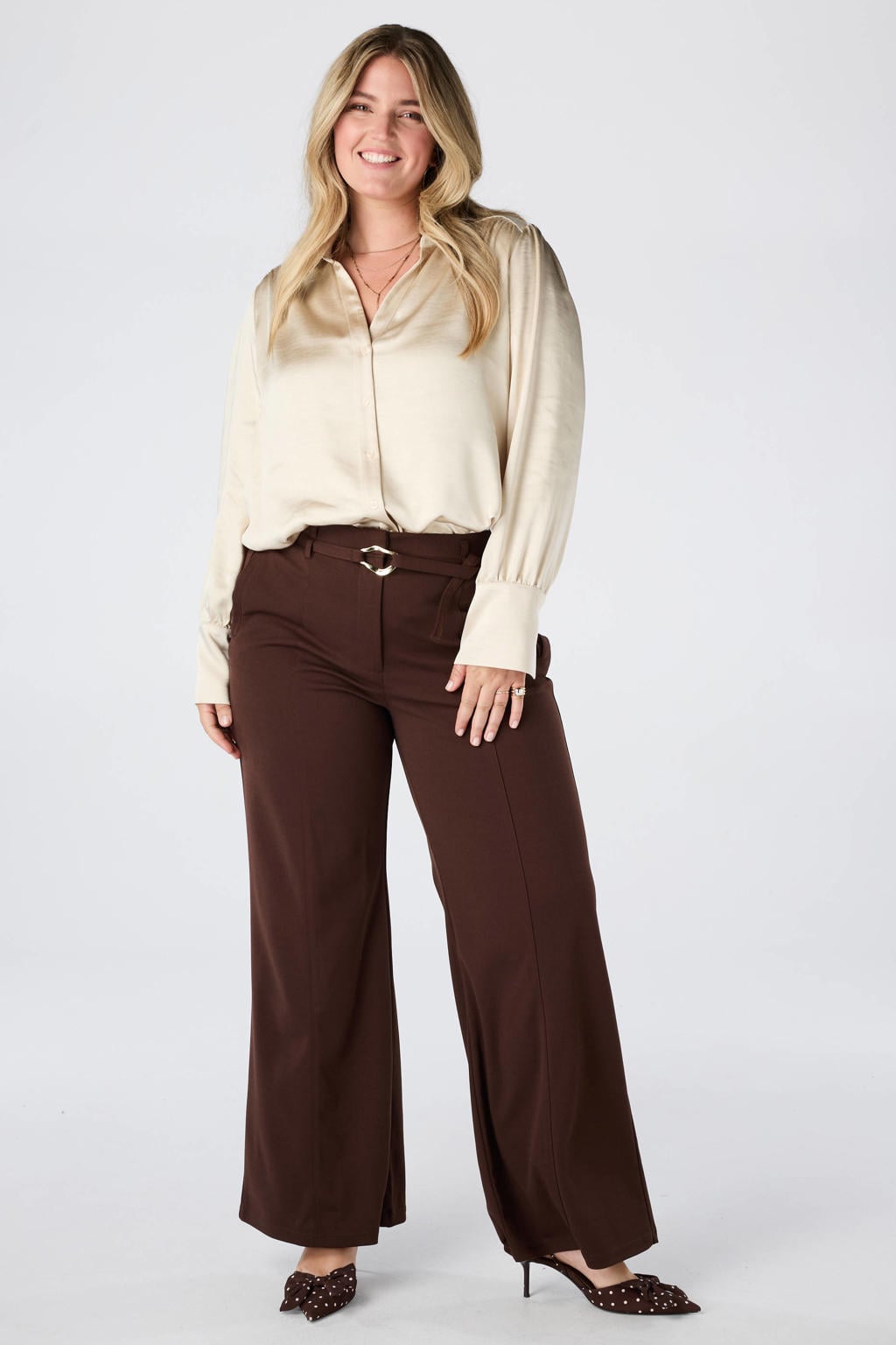 MS Mode blouse Plus Size - ecru