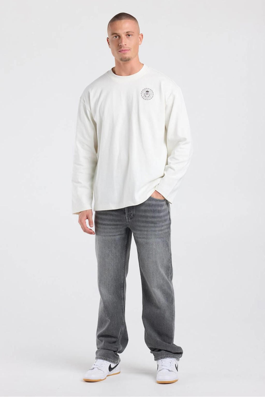 America Today straight leg jeans - grijs