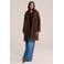 WE Fashion winterteddyjas - donkerbruin
