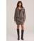 WE Fashion ruitjasje - bruin