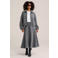 WE Fashion A-lijn midi rok - grijs