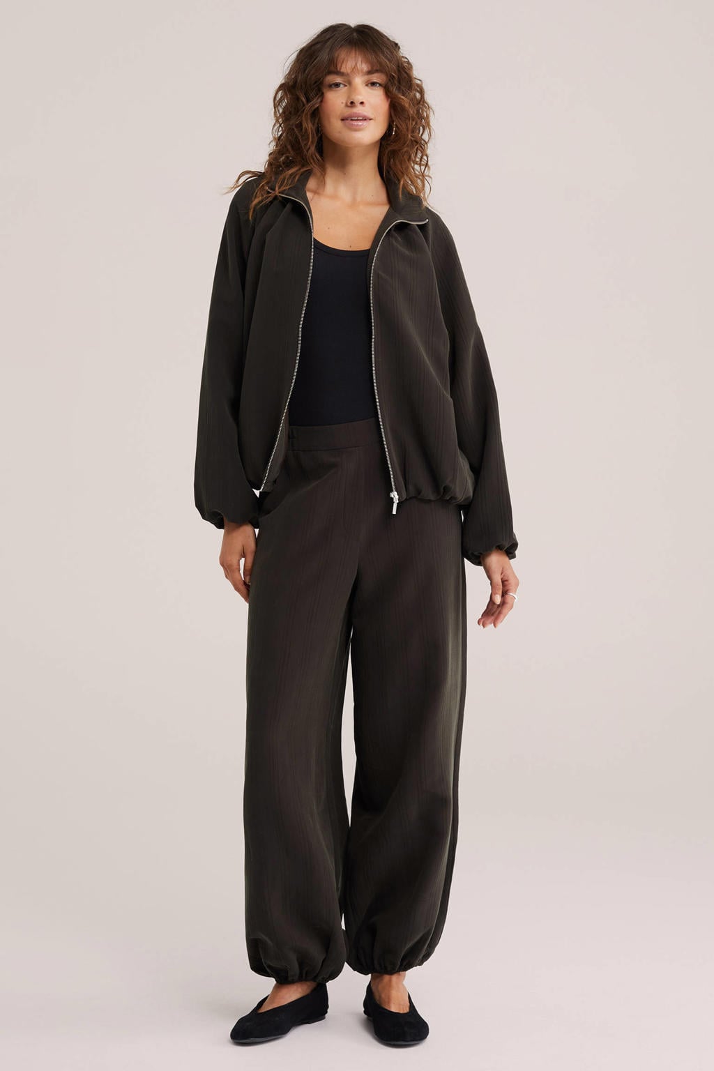 WE Fashion ballon broek - bruin