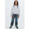 Mango Kids sweater met backprint - grijs