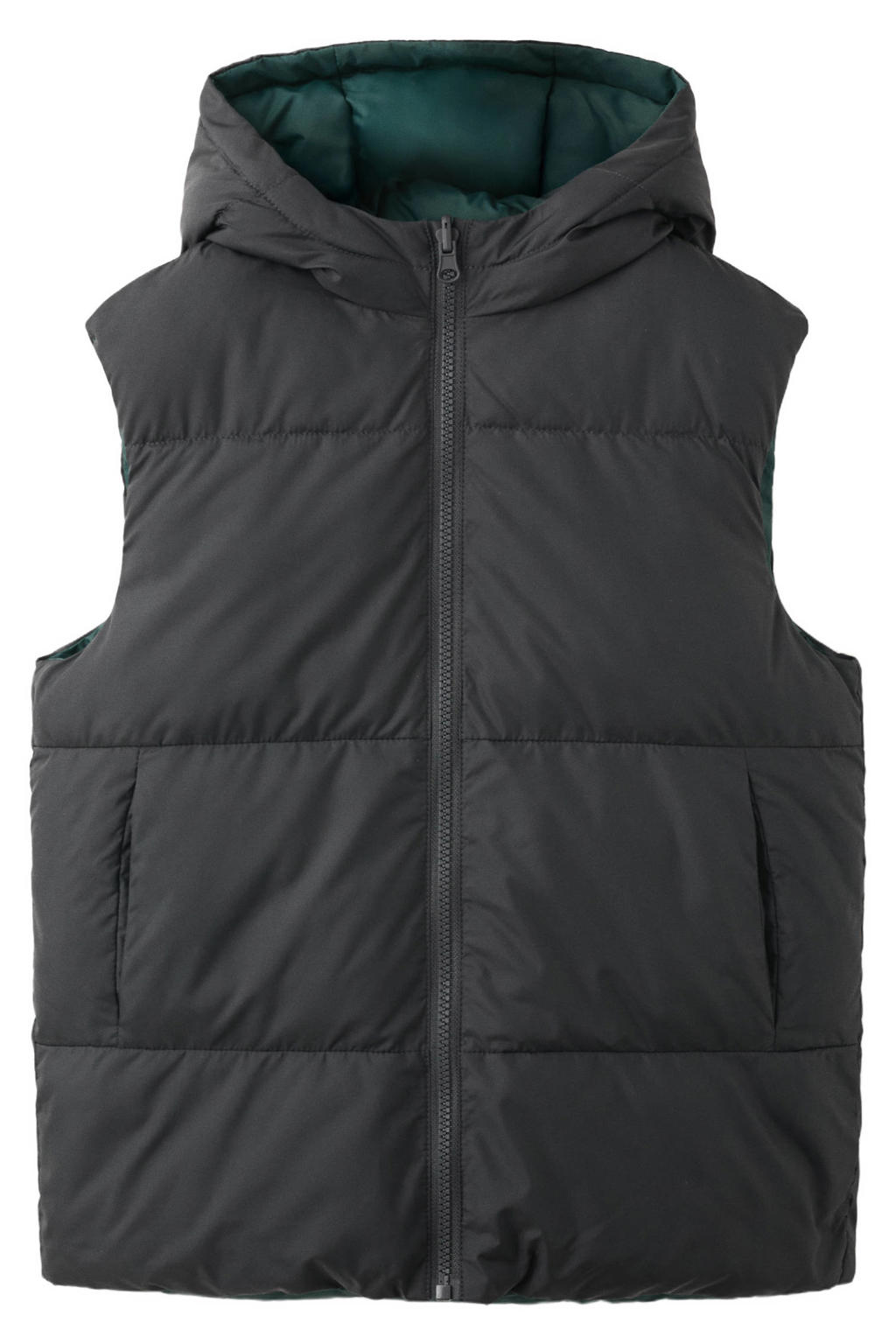 Mango Kids bodywarmer - antraciet