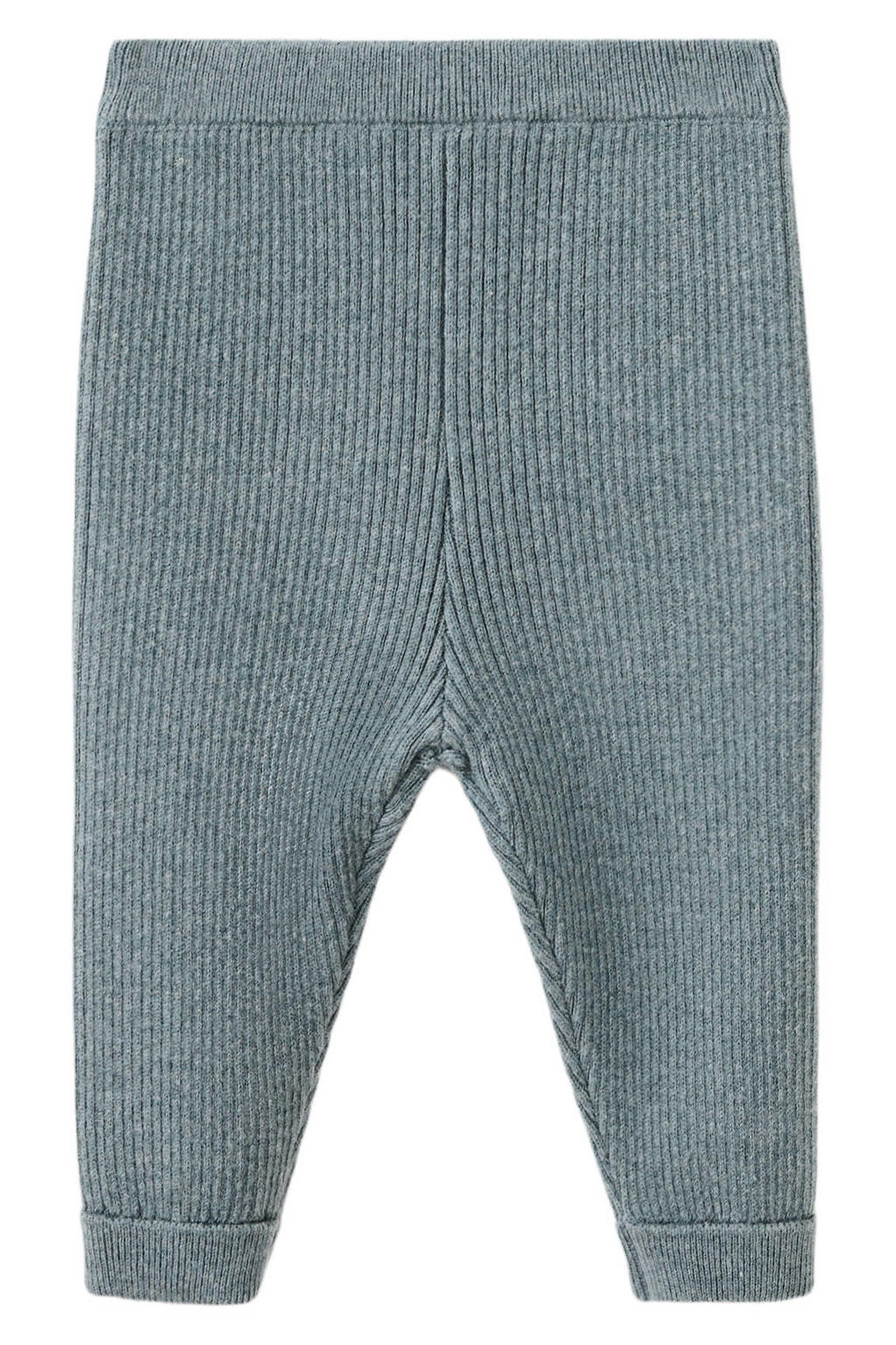 Mango Kids katoenen babybroek - groen
