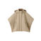 Mango Kids gewatteerde cape jas - beige