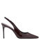 Mango lakleren slingback pumps met naaldhak - bordeaux