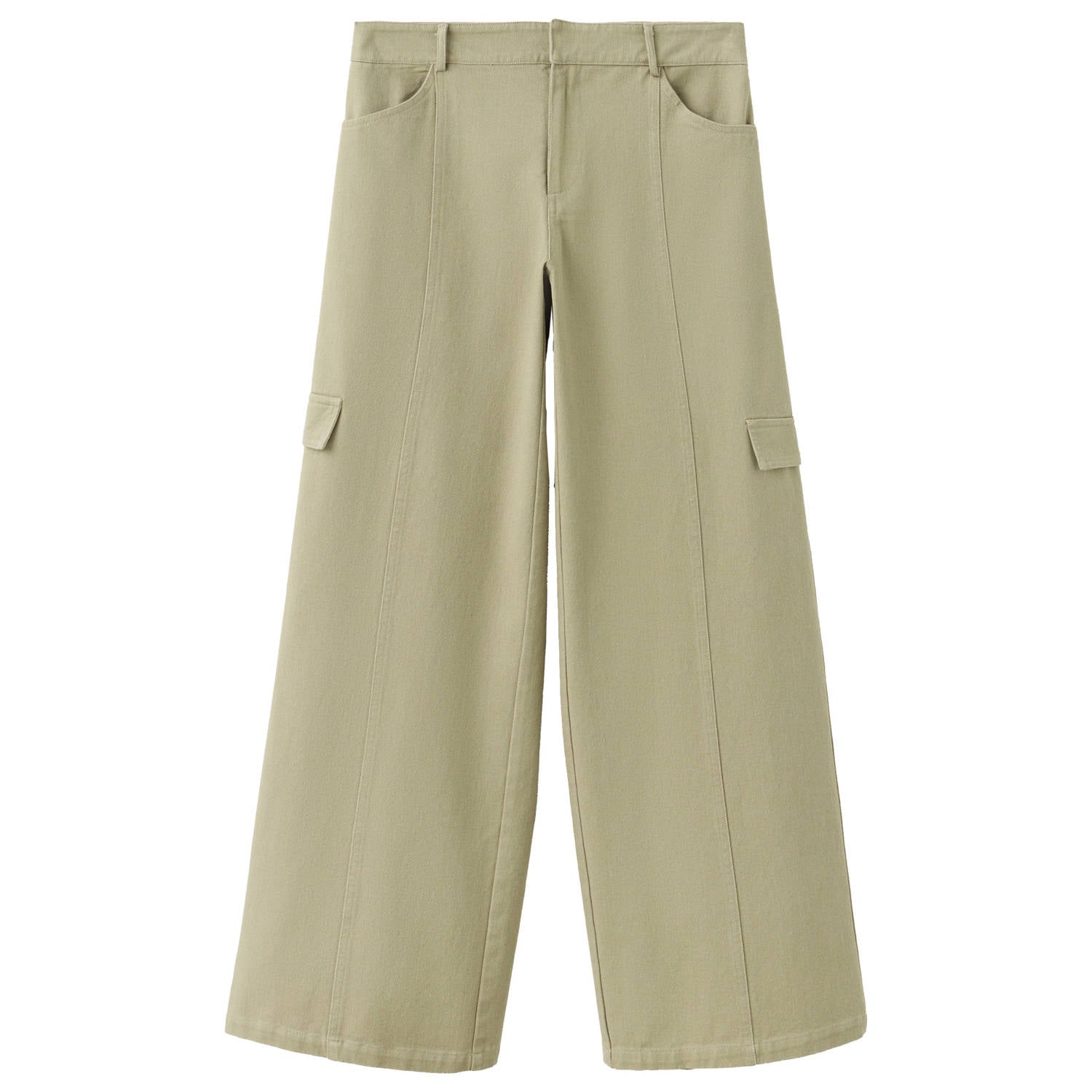 MANGO TEEN cargobroek kaki