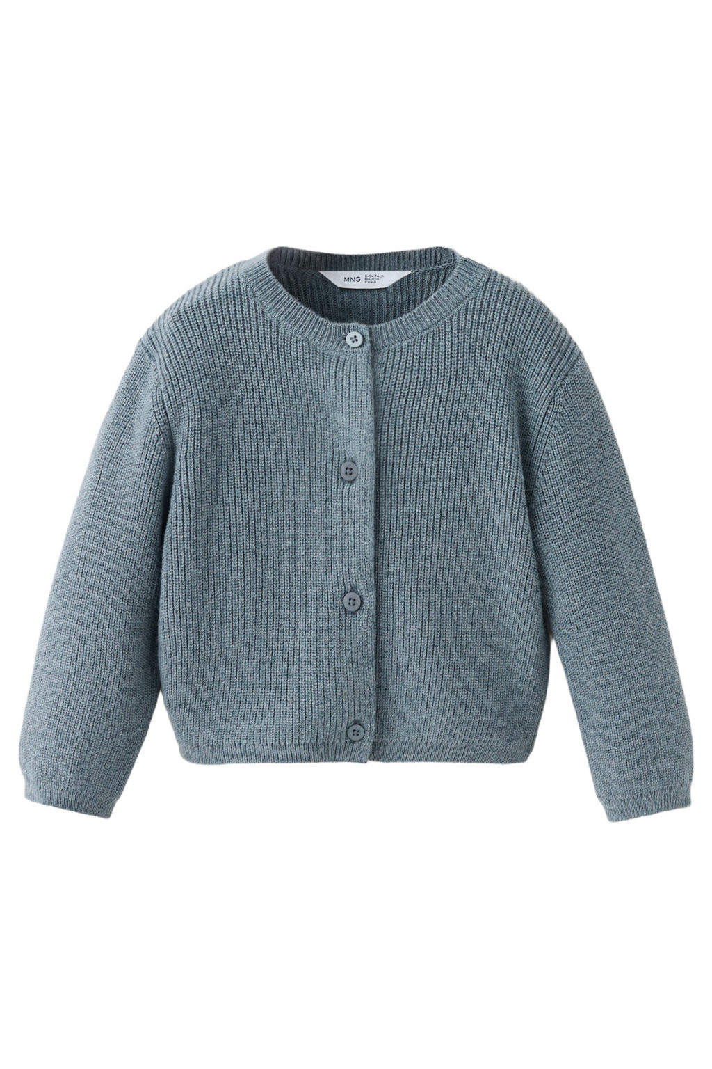 Mango Kids gebreide vest - groen