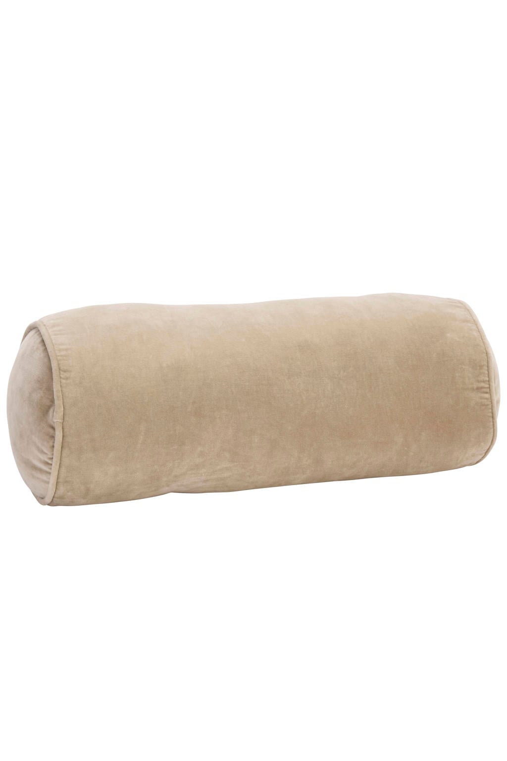 Madam Stoltz ronde sierkussen 50x20 cm - taupe