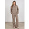 NUKUS blouse met pailletten - taupe