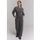 Alix the Label barrel casual broek met logo - grijs