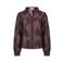 NUKUS semi-transparante blouse met pailletten - donkerpaars