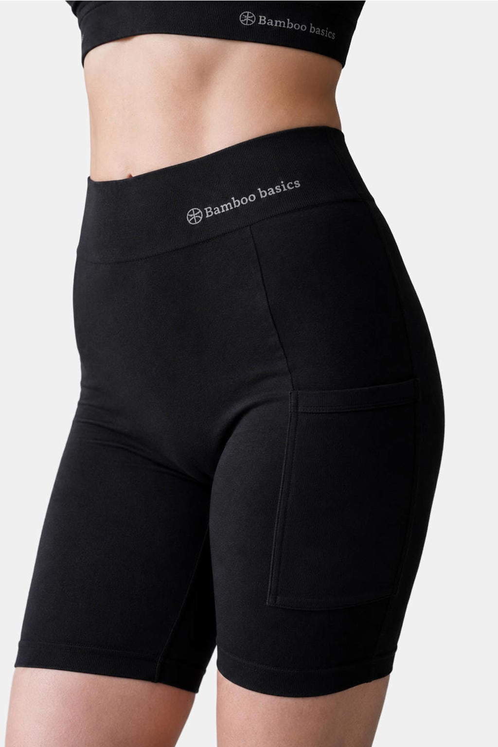 Bamboo Basics Suze bamboe biker short - zwart