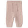 LIL' ATELIER BABY katoenen regular fit gebreide babybroek - roze