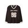 NAME IT KIDS longsleeve met tekst - donkerbruin