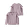 NAME IT MINI sweater met ruches en tekst - paars