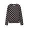 NAME IT KIDS longsleeve met stippen - donkerbruin